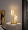 Luminária Abajur de Mesa Touch em Espiral Acrílico Abajur - 0014 Viva Lumi 