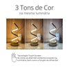 Luminária Abajur Espiral Minimalista [Iluminação - Abajur] - Luminária Abajur Espiral Minimalista Viva Lumi 