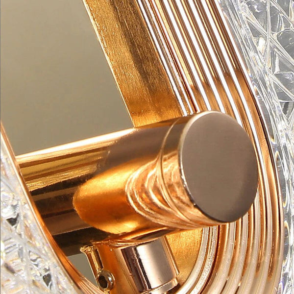 Luminária Arandela de Luxo Cristal Oval Arandela 0002 Viva Lumi 