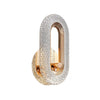 Luminária Arandela de Luxo Cristal Oval Arandela 0002 Viva Lumi Modelo 02 01 Unidade Quente