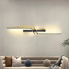 Luminária Arandela de Parede Lumina Arandela 0021 Viva Lumi Preto Quente 60cm