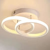 Luminária de Teto Minimalista Anéis [Iluminação - Luminária] - Luminária de Teto Minimalista Anéis Viva Lumi Branco 