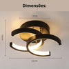 Luminária de Teto Minimalista Chanel [Iluminação - Luminária] - Luminária de Teto Minimalista Chanel Viva Lumi 