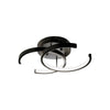 Luminária de Teto Minimalista Chanel [Iluminação - Luminária] - Luminária de Teto Minimalista Chanel Viva Lumi Preto 