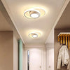 Luminária de Teto Plafon Sobrepor em Led Circular Duplo para Quarto Sala Plafon - 0009 Viva Lumi Branco Quente 