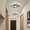 Luminária de Teto Plafon Sobrepor em Led Quadrado Duplo para Quarto Sala Plafon - 0010 Viva Lumi Preto Fria 