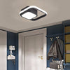 Luminária de Teto Plafon Sobrepor em Led Torvy para Quarto Sala Plafon - 0011 Viva Lumi Quadrado Preto Quente