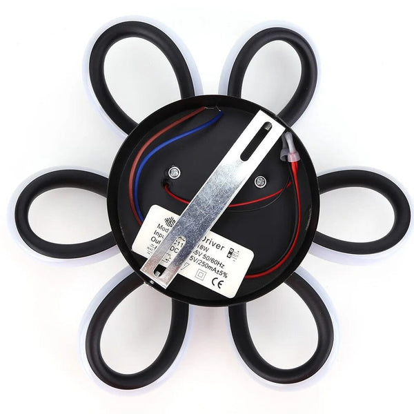 Luminária de Teto Plafon Sobrepor Flower para Quarto Sala (26cm) Plafon - 0014 Viva Lumi 