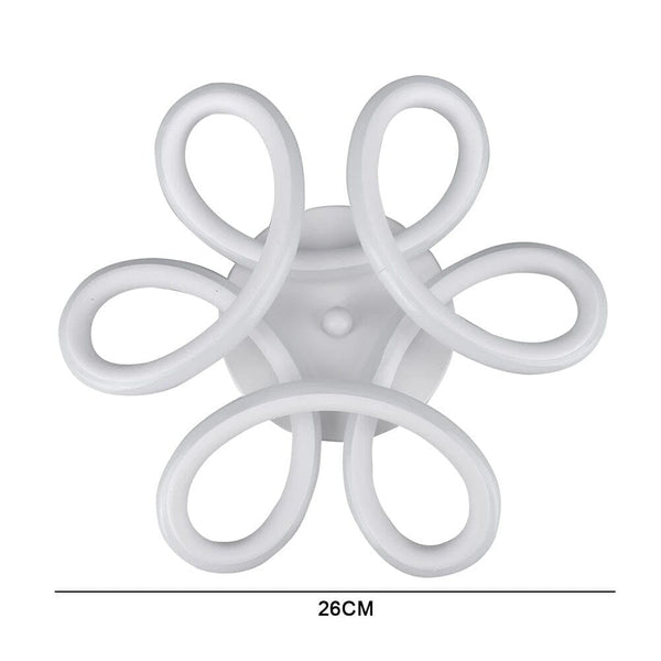 Luminária de Teto Plafon Sobrepor Flower para Quarto Sala (26cm) Plafon - 0014 Viva Lumi 