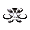 Luminária de Teto Plafon Sobrepor Flower para Quarto Sala (26cm) Plafon - 0014 Viva Lumi 