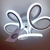 Luminária de Teto Plafon Sobrepor Flower para Quarto Sala (26cm) Plafon - 0014 Viva Lumi 