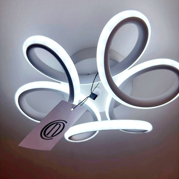 Luminária de Teto Plafon Sobrepor Flower para Quarto Sala (26cm) Plafon - 0014 Viva Lumi 