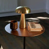 Luminária Touch de Mesa - Candeeiro e Abajur Mushroom Abajur - 0027 Viva Lumi Dourado 