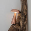 Luminária Touch de Mesa - Candeeiro e Abajur Mushroom Abajur - 0027 Viva Lumi Rose Gold 