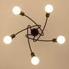 Lustre Luminária de Teto Sputnik Entrelaçado (3 e 5 hastes) para Quarto Sala Lustre - 0004 Viva Lumi 