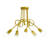 Lustre Luminária de Teto Sputnik Entrelaçado (3 e 5 hastes) para Quarto Sala Lustre - 0004 Viva Lumi 