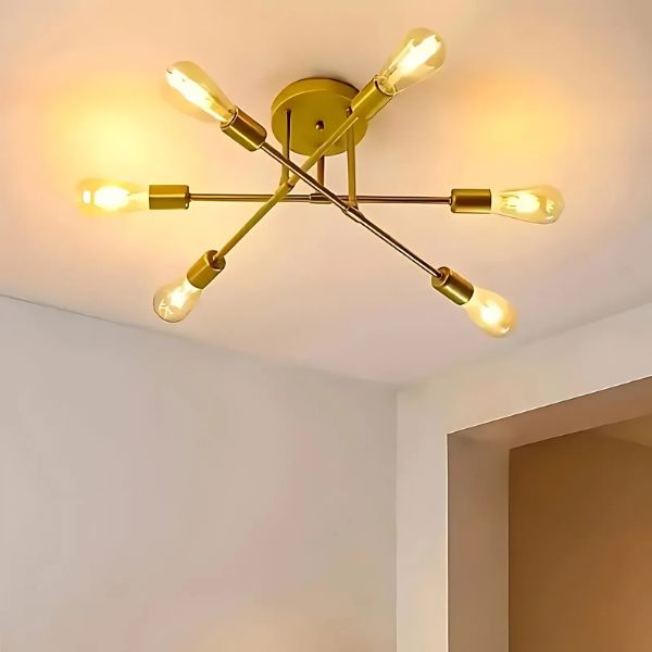 Lustre Nórdico Minimalista [Iluminação - Lustre] - Lustre Nórdico Minimalista Viva Lumi 