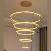 Lustre Pendente 5 Anéis LED [Iluminação - Lustre] - Lustre Pendente 5 Anéis LED Viva Lumi 