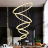 Lustre Pendente 5 Anéis LED [Iluminação - Lustre] - Lustre Pendente 5 Anéis LED Viva Lumi 