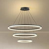 Lustre Pendente Circular Triplo em Led para Sala Jantar Lustre - 0024 Viva Lumi 