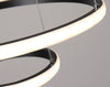Lustre Pendente Circular Triplo em Led para Sala Jantar Lustre - 0024 Viva Lumi 