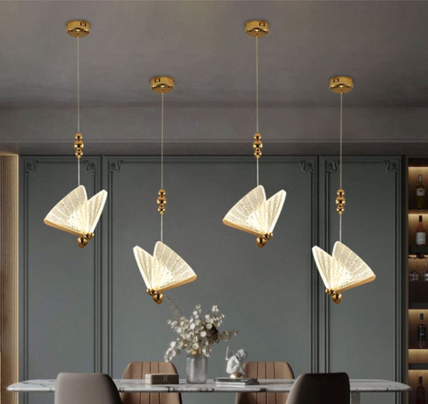 Lustre Pendente de Luxo - Butterfly Pendente - 0006 Viva Lumi 