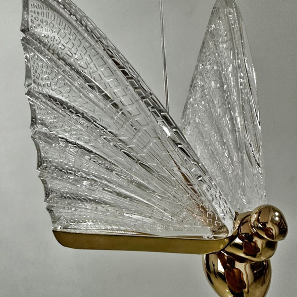 Lustre Pendente de Luxo - Butterfly Pendente - 0006 Viva Lumi 