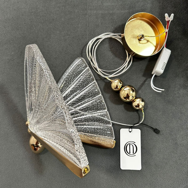 Lustre Pendente de Luxo - Butterfly Pendente - 0006 Viva Lumi 