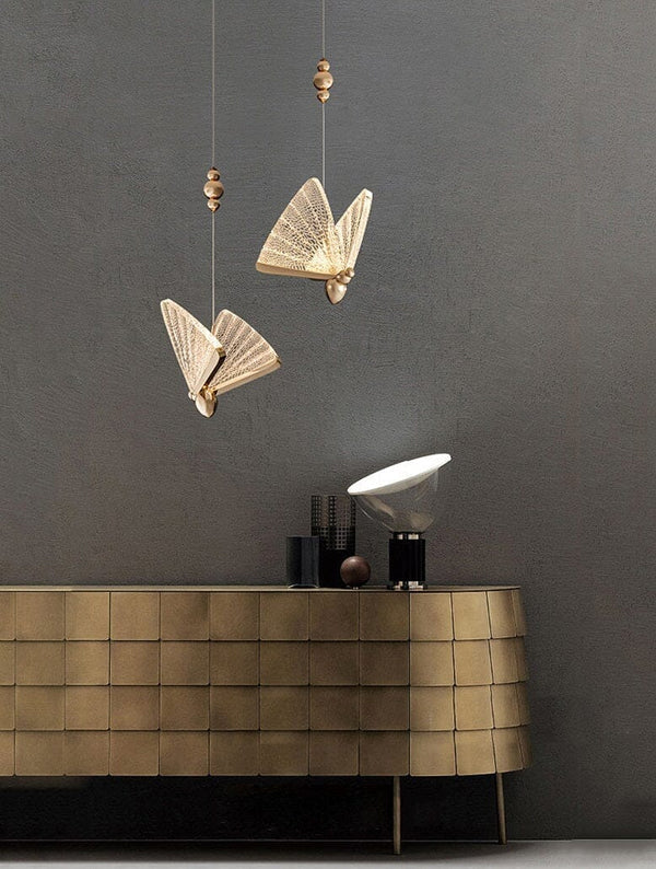 Lustre Pendente de Luxo - Butterfly Pendente - 0006 Viva Lumi 