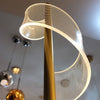 Lustre Pendente de Luxo em Espiral Acrílico Pendente - 0013 Viva Lumi 