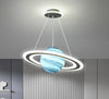 Lustre Pendente Decorativo Saturno Lustre - 0022 Viva Lumi Azul 