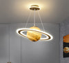 Lustre Pendente Decorativo Saturno Lustre - 0022 Viva Lumi Laranja 