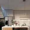 Lustre Pendente Line Plus Led - 90cm Lustre - 0011 Viva Lumi Preto Quente 
