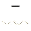 Lustre Pendente Minimalista Wave Line Led - 90cm Lustre - 0026 Viva Lumi 