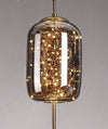 Lustre Pendente Nórdico Crystals Ceiling LED Lustre - 0016 Viva Lumi #2 22x15cm Quente 
