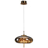 Lustre Pendente Nórdico Crystals Ceiling LED Lustre - 0016 Viva Lumi 