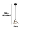 Lustre Pendente Nórdico Minimalista Eternal Pendente - 0019 Viva Lumi 