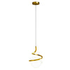 Lustre Pendente Orbit Spiral em LED Pendente - 0036 Viva Lumi 