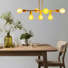 Lustre Pendente Rubi Moderno [Iluminação - Lustre] - Lustre Nórdico Minimalista Rubi Viva Lumi 