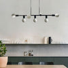 Lustre Pendente Rubi Moderno [Iluminação - Lustre] - Lustre Nórdico Minimalista Rubi Viva Lumi 