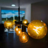 Lustre Pendente Rubi Moderno [Iluminação - Lustre] - Lustre Nórdico Minimalista Rubi Viva Lumi 