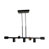 Lustre Pendente Rubi Moderno [Iluminação - Lustre] - Lustre Nórdico Minimalista Rubi Viva Lumi Preto 