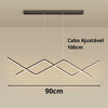 Lustre Pendente Wave Line II em Led Lustre - 0019 Viva Lumi 