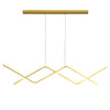 Lustre Pendente Wave Line II em Led Lustre - 0019 Viva Lumi 