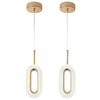 Pendente Luxo Cristal Oval [Iluminação - Pendente] - Pendente Luxo Cristal Oval Viva Lumi 2 R$58 OFF 