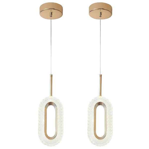 Pendente Luxo Cristal Oval [Iluminação - Pendente] - Pendente Luxo Cristal Oval Viva Lumi 2 R$58 OFF 