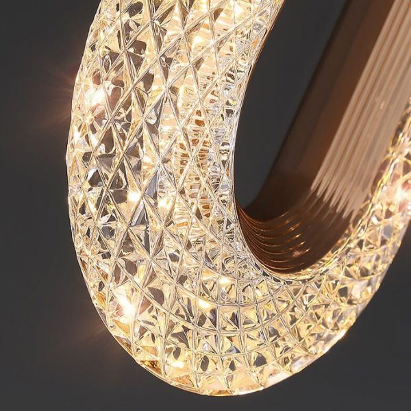Pendente Luxo Cristal Oval [Iluminação - Pendente] - Pendente Luxo Cristal Oval Viva Lumi 