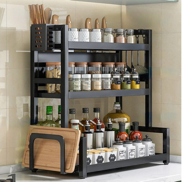 Prateleira para Cozinha em Aço Inox Prateleira para Cozinha em Aço Inox - Coleção Cozinha Viva Lumi 
