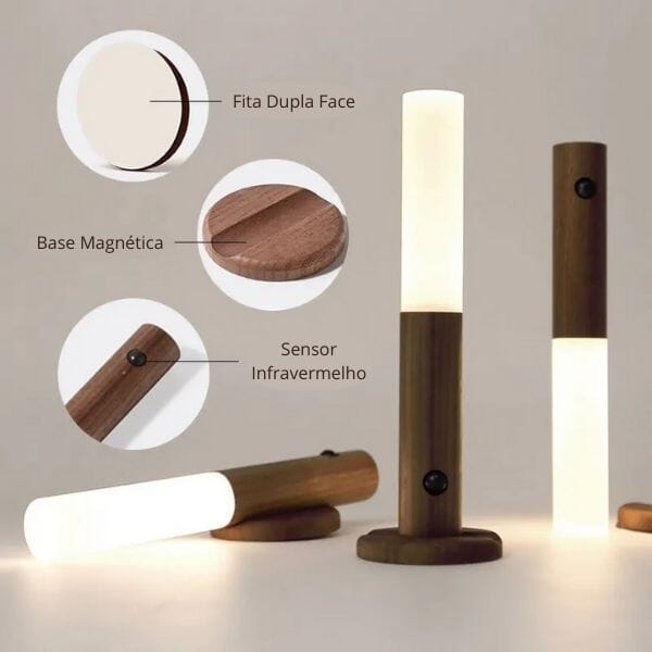 Smart Stick LED Recarregável [Iluminação - Arandela] - Smart Stick LED Recarregável Viva Lumi 
