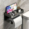 Suporte de Papel Higiênico Porta Celular [Banheiro] - Suporte de Papel Higiênico Porta Celular Viva Lumi 